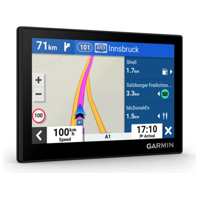 Garmin Drive 53 Navigatore GPS Fisso 5'' Touch Screen Mappe Europa 16GB Nero-Grigio