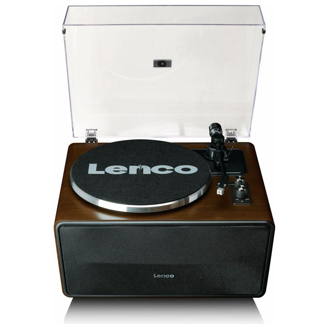 Lenco LS-470WA Giradischi Bluetooth Nero a Cinghia 2 Velocita' 4 Altoparlanti 70W