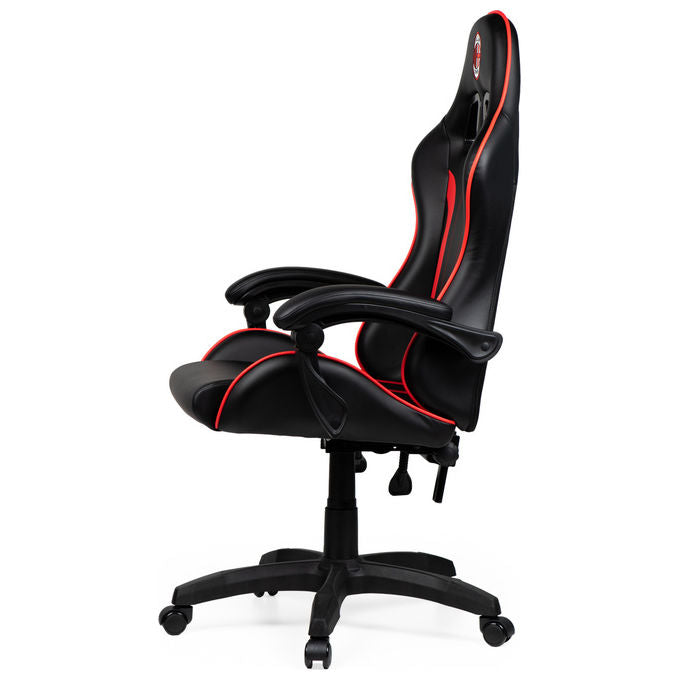 Take-Two Interactive Poltrona Gaming Nero-Rosso Imbottita 150kg con Braccioli e Ruote
