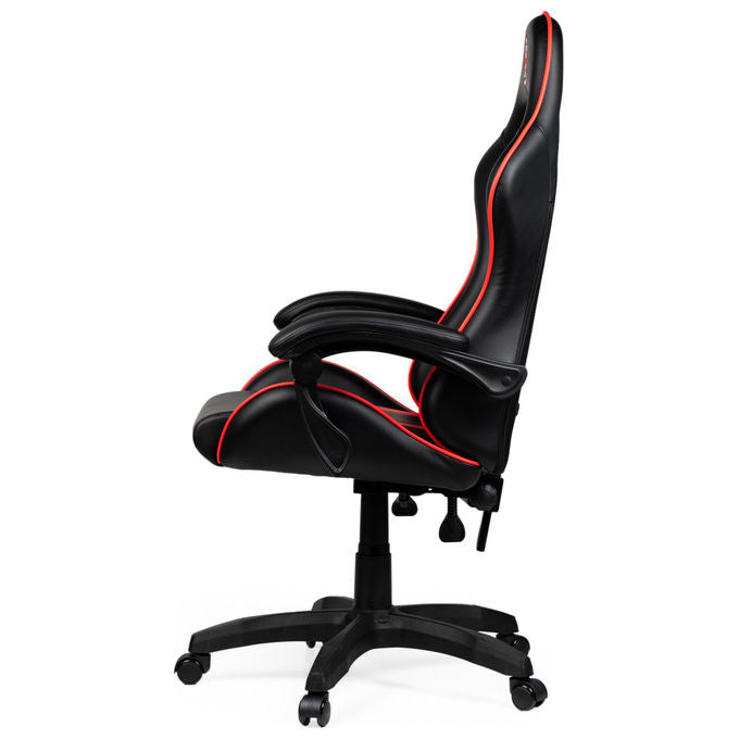 Take-Two Interactive Poltrona Gaming Nero-Rosso Imbottita 150kg con Braccioli e Ruote