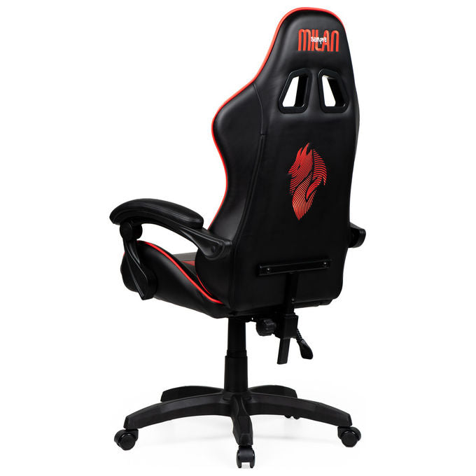 Take-Two Interactive Poltrona Gaming Nero-Rosso Imbottita 150kg con Braccioli e Ruote