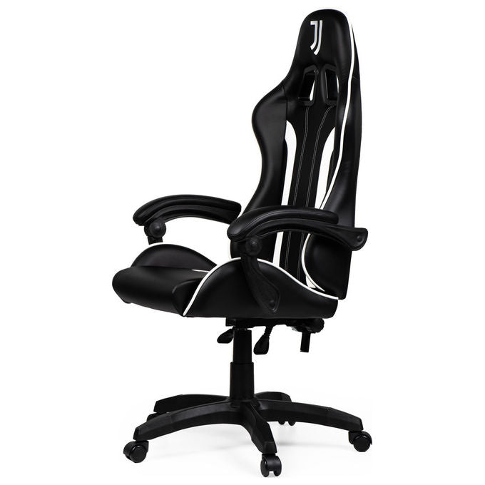Take-Two Interactive Poltrona Gaming SGPN0003 Nero e Bianco Imbottita con Ruote