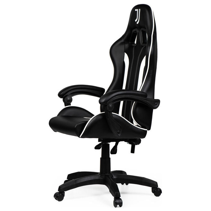 Take-Two Interactive Poltrona Gaming SGPN0003 Nero e Bianco Imbottita con Ruote