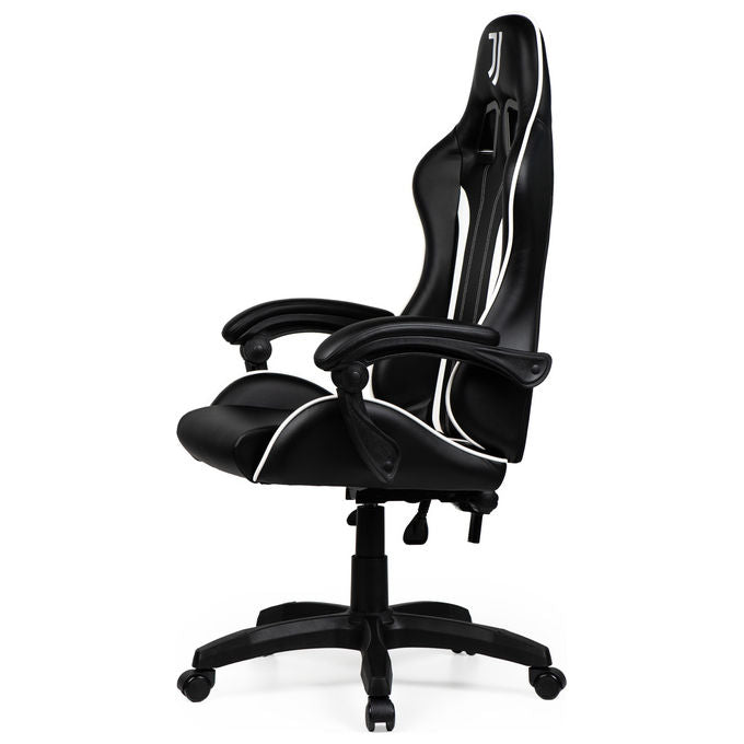Take-Two Interactive Poltrona Gaming SGPN0003 Nero e Bianco Imbottita con Ruote