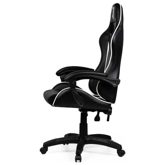 Take-Two Interactive Poltrona Gaming SGPN0003 Nero e Bianco Imbottita con Ruote