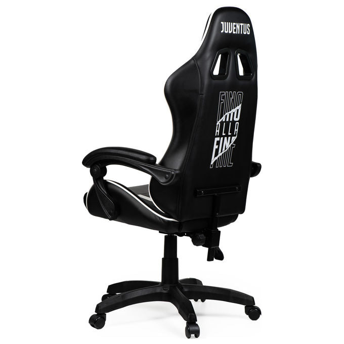 Take-Two Interactive Poltrona Gaming SGPN0003 Nero e Bianco Imbottita con Ruote