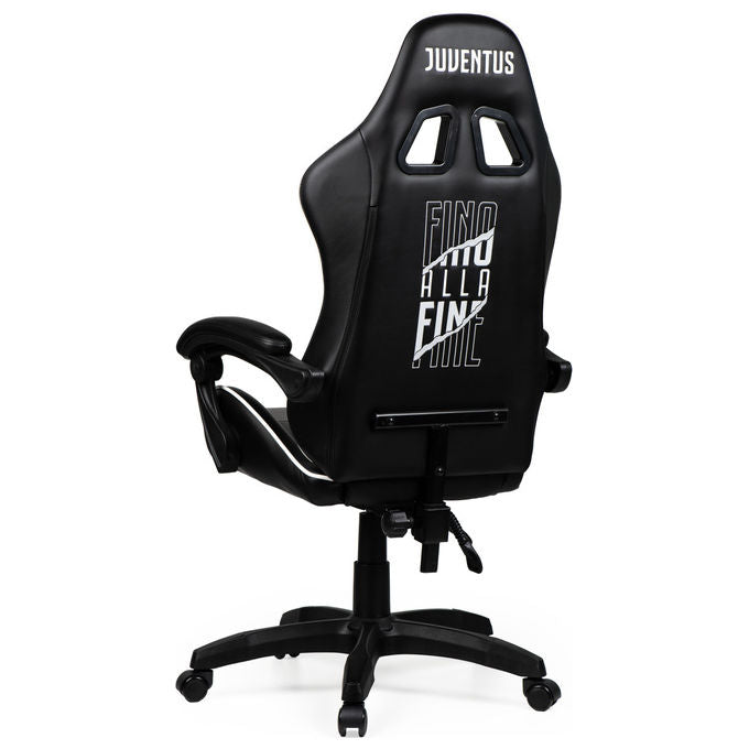 Take-Two Interactive Poltrona Gaming SGPN0003 Nero e Bianco Imbottita con Ruote