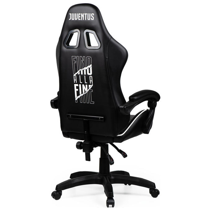 Take-Two Interactive Poltrona Gaming SGPN0003 Nero e Bianco Imbottita con Ruote