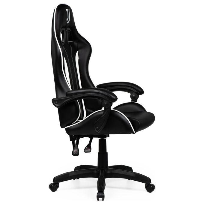 Take-Two Interactive Poltrona Gaming SGPN0003 Nero e Bianco Imbottita con Ruote