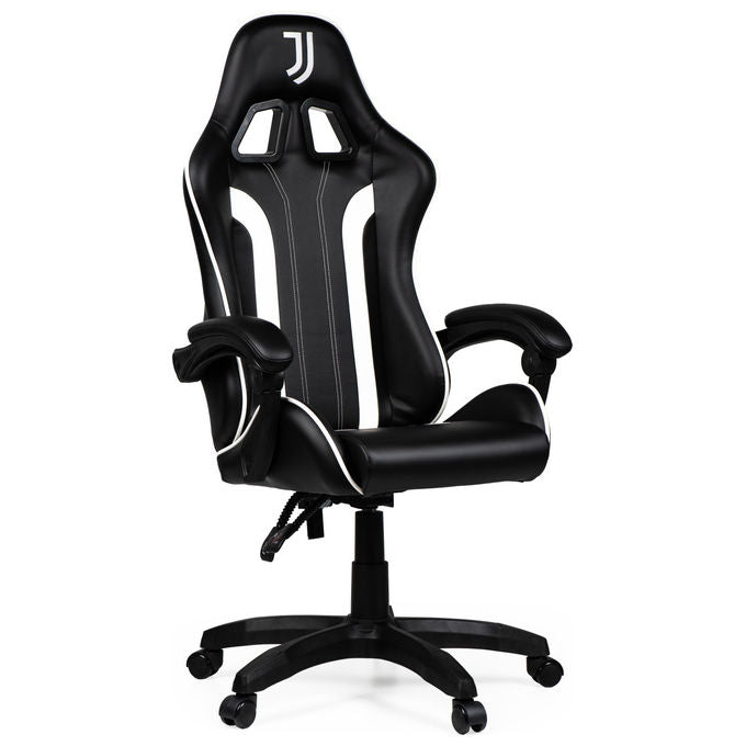 Take-Two Interactive Poltrona Gaming SGPN0003 Nero e Bianco Imbottita con Ruote