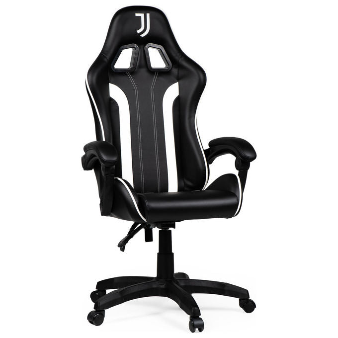 Take-Two Interactive Poltrona Gaming SGPN0003 Nero e Bianco Imbottita con Ruote