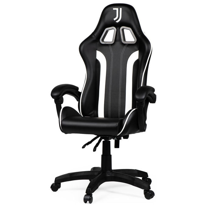 Take-Two Interactive Poltrona Gaming SGPN0003 Nero e Bianco Imbottita con Ruote