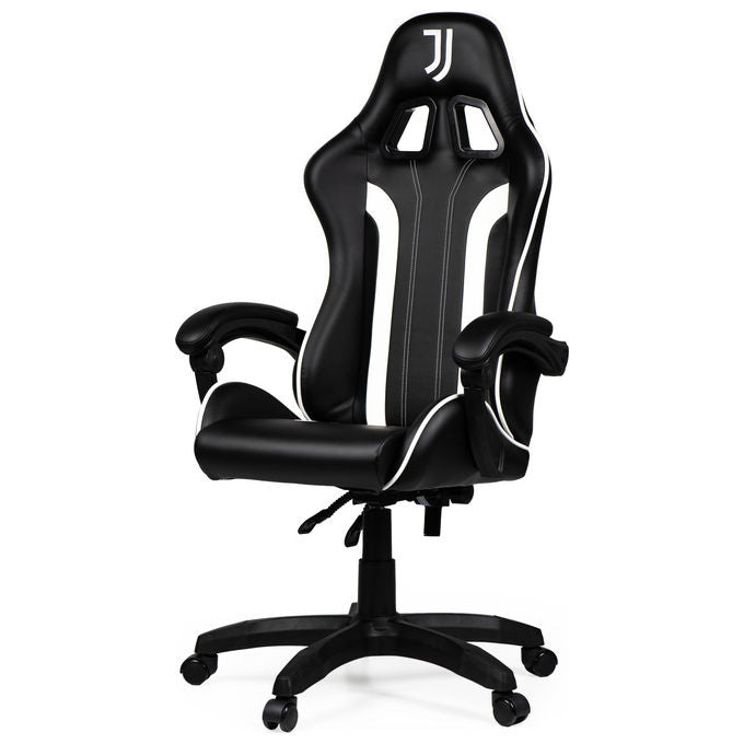 Take-Two Interactive Poltrona Gaming SGPN0003 Nero e Bianco Imbottita con Ruote