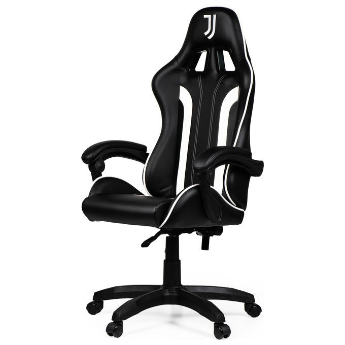 Take-Two Interactive Poltrona Gaming SGPN0003 Nero e Bianco Imbottita con Ruote