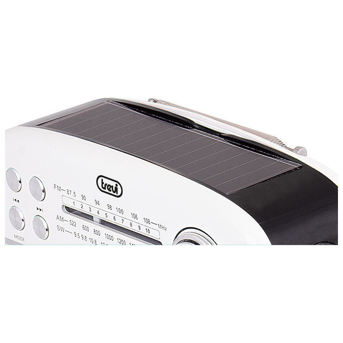 Trevi RA 7F50 BT Radio Personale Analogica AM-FM-SW Bluetooth USB Bianco