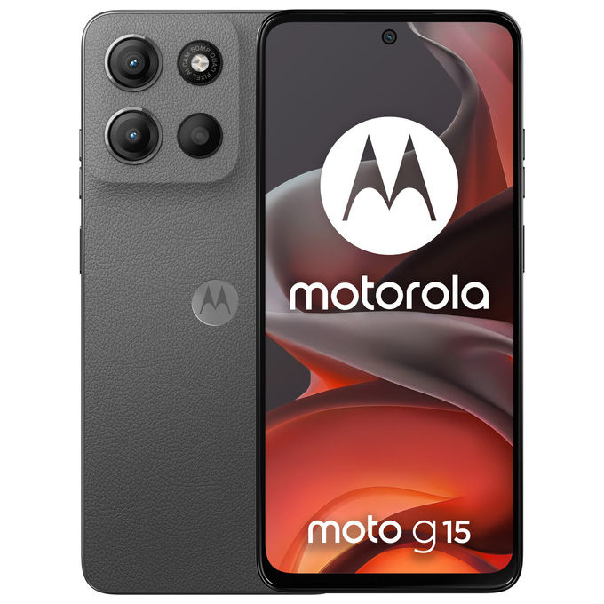 Motorola moto g15 Smartphone 6.72'' 512GB 8GB RAM Dual SIM Android 15 Grigio