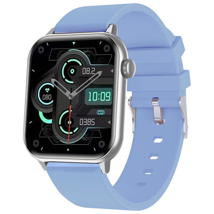 Trevi T-FIT 201 A Smartwatch 1.85'' AMOLED Argento-Blu IP67 Cardiofrequenzimetro