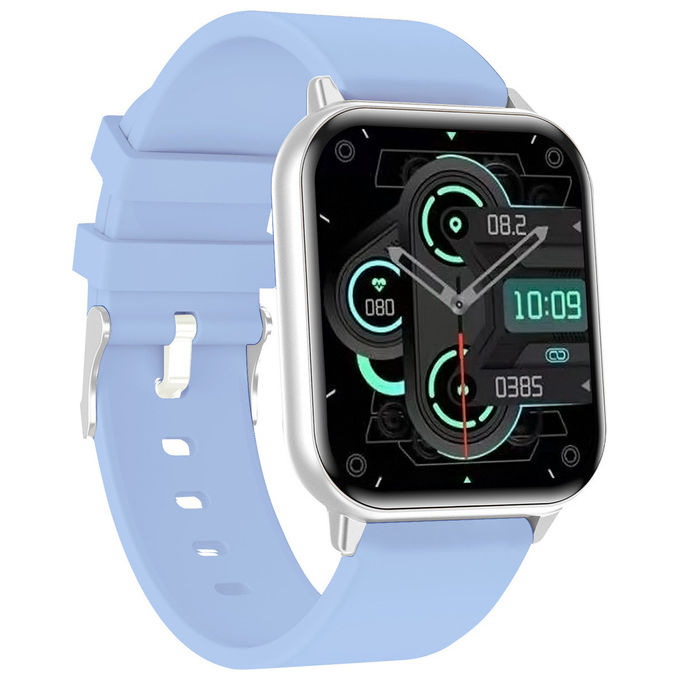 Trevi T-FIT 201 A Smartwatch 1.85'' AMOLED Argento-Blu IP67 Cardiofrequenzimetro