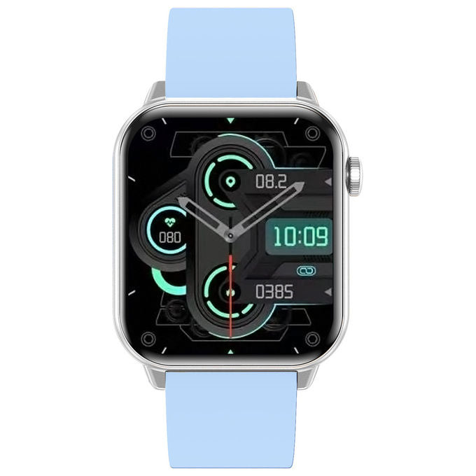 Trevi T-FIT 201 A Smartwatch 1.85'' AMOLED Argento-Blu IP67 Cardiofrequenzimetro