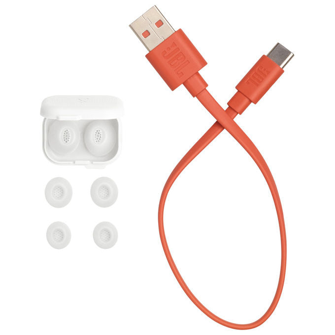 JBL Tune Flex 2 Auricolari Bluetooth TWS In-ear Bianchi con Cancellazione Rumore IP54