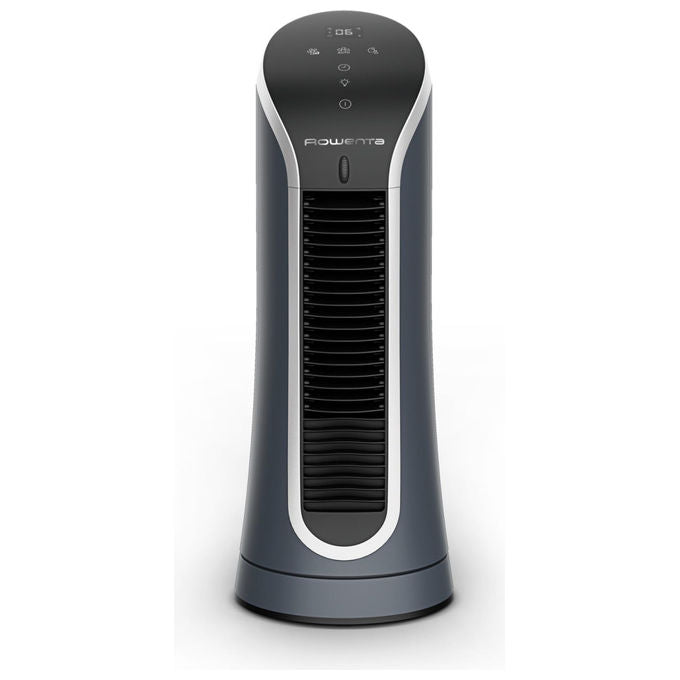 Rowenta Ventilatore a Torre Eole Compact VU6220F0 Nero Design Compatto 6 Velocita'
