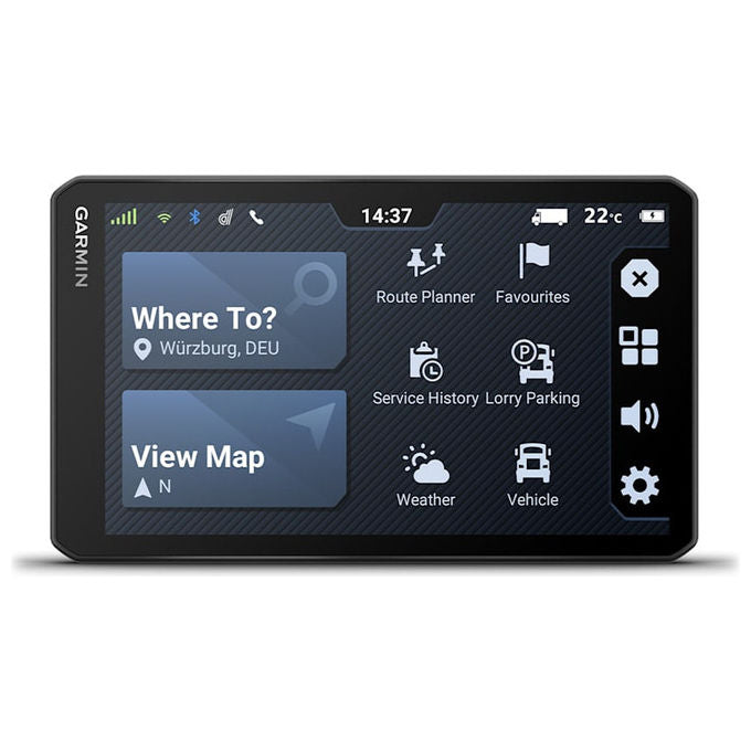 Garmin dēzl LGV720 Navigatore GPS Camion e Auto 17,6 cm Touch Screen Nero 32GB