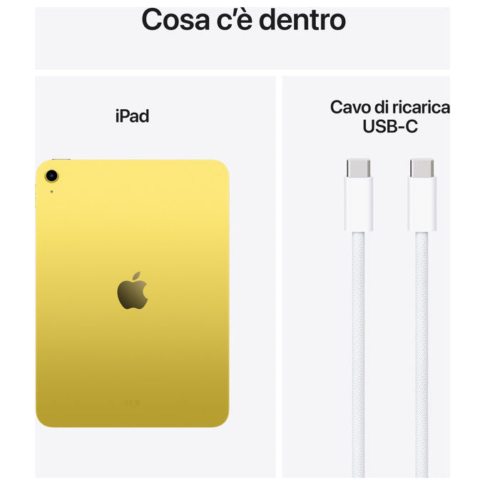 Apple iPad 11'' Wi-Fi 128GB Giallo - Display Liquid Retina - Tablet