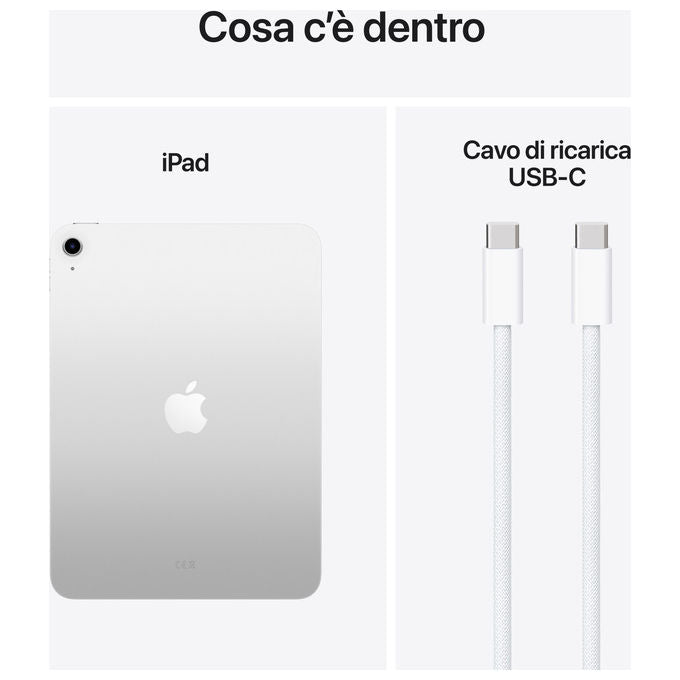 Apple iPad 11'' Wi-Fi 512GB Argento - Tablet con Display Liquid Retina