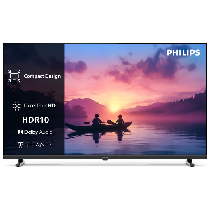 Philips Smart TV LED 24 pollici HD 24PHS6000 Nero