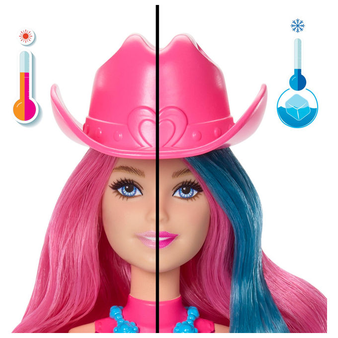 Barbie Bambola Color Reveal Western JCP01 Cambia Colore - Serie Country Chic