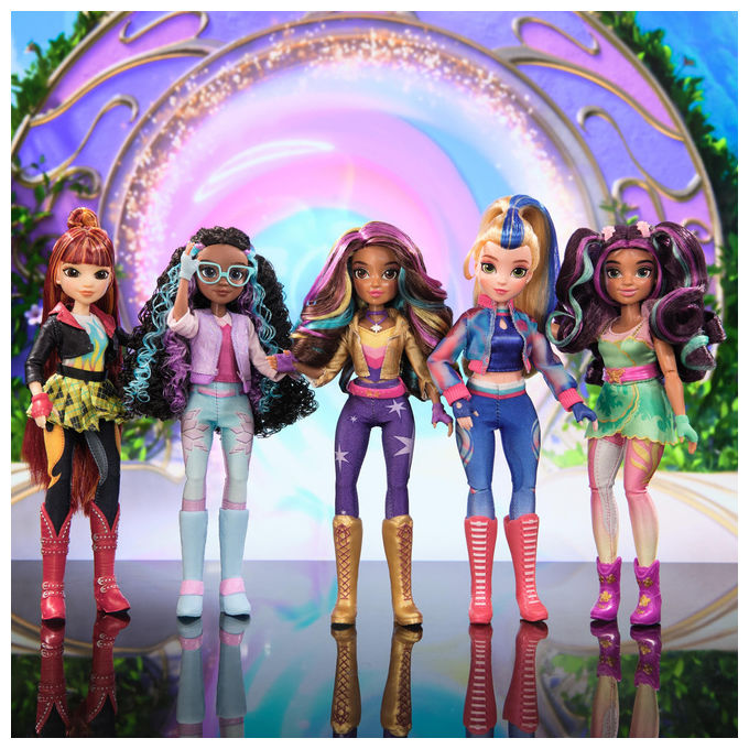 Spin Master Bambola Unicorn Academy Valentina 6072052 Multicolore con Me'ches 4+ Anni