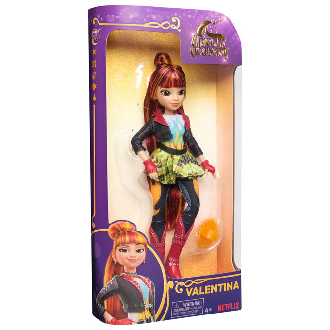 Spin Master Bambola Unicorn Academy Valentina 6072052 Multicolore con Me'ches 4+ Anni