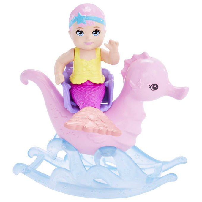 Barbie HLC30 Dreamtopia Bambola Sirena con Piccoli Giostra e Accessori 9 pz 3+ Anni colore Multicolore