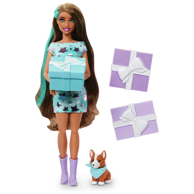 Barbie Bambola alla Moda JFG68 Multicolore con Abito Rimovibile e Arti Flessibili 3+