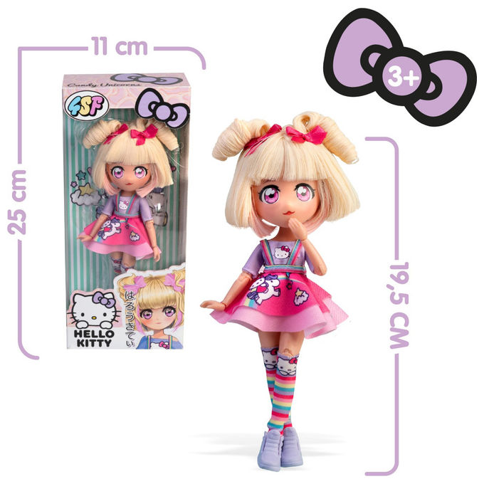 Hello Kitty Bambola Manga Unicorno HKTF0400 19,5cm 15 Punti Articolazione
