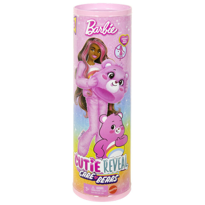 Barbie Cutie Reveal JCN95 Bambola alla Moda con Costume da Orso Rosa Multicolore