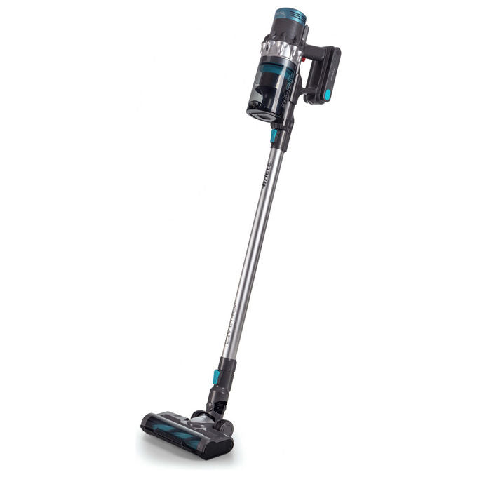 Ariete 2704 Scopa Elettrica Senza Filo 22V Litio 2-in-1 Blu con Pannello Digitale