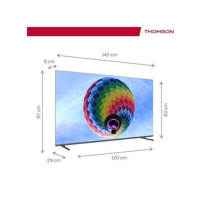 Thomson Smart TV QLED 65 pollici 65QG4S14 Google TV Android 11 4K UHD HDR