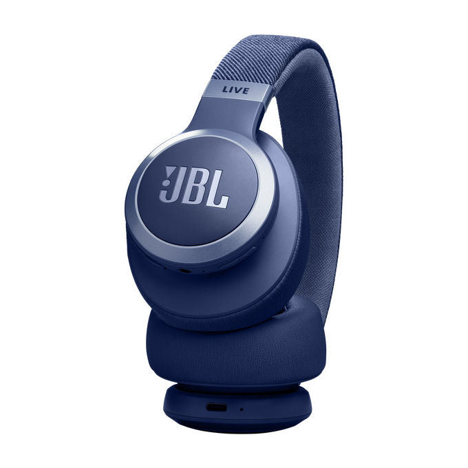 JBL Live 770NC Cuffie Wireless Bluetooth Blu con ANC per Musica e Chiamate