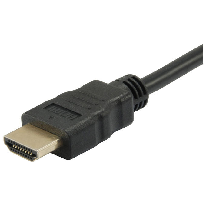 Equip Cavo HDMI a DVI-D 3m Bidirezionale Nero Connettori Maschio Placcati Oro