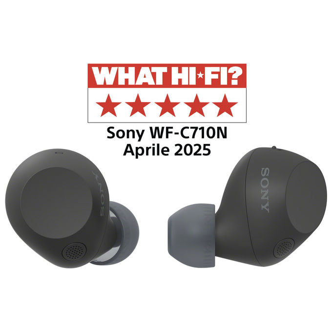 Sony WFC710NBCE7 Auricolari True Wireless Bluetooth Stereo Nero con ANC e IPX4