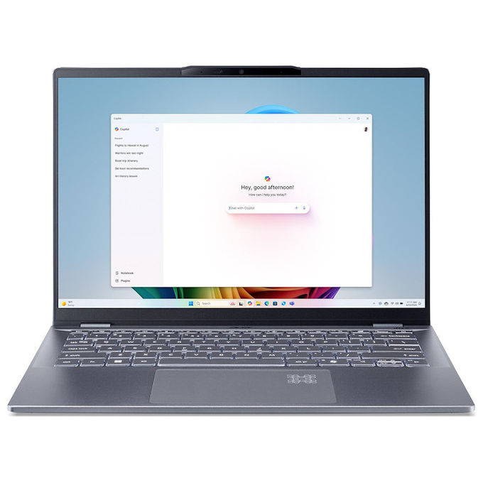 ACER Laptop 14'' OLED Intel Core Ultra 5 16GB RAM 512GB SSD Grigio Windows 11