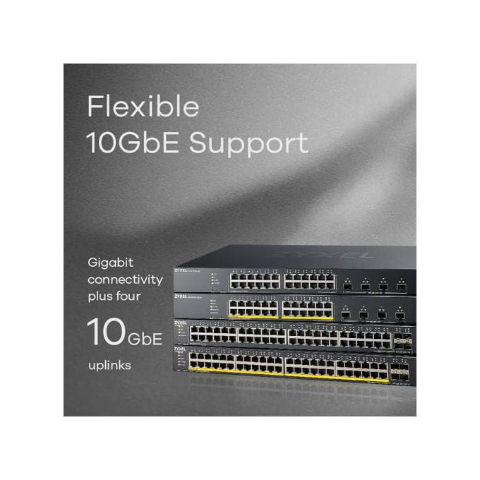 Zyxel Nebula Switch PoE 48 porte Gigabit Ethernet Cloud Ibrida - Smart Managed