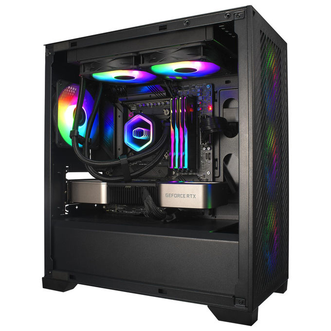 Cooler Master MLW-D24M-A18PA-R1 MasterLiquid 240 Core II Dissipatore a Liquido CPU ARGB 240mm 2x120mm PWM 1750 rpm 25 dB colore Nero