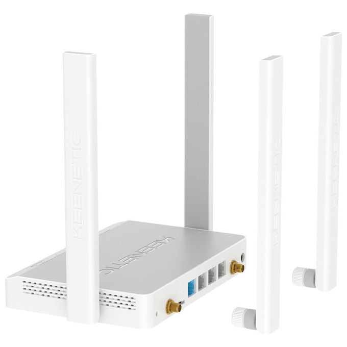 Keenetic KN-4910 Router Wi-Fi 5 Dual-band 1200Mbps 4G LTE Grigio Bianco