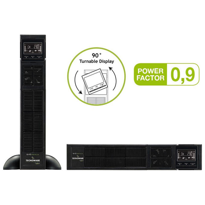 Tecnoware UPS EVO DSP PLUS 2400 Online 2400 VA Gruppo di Continuita' Desk