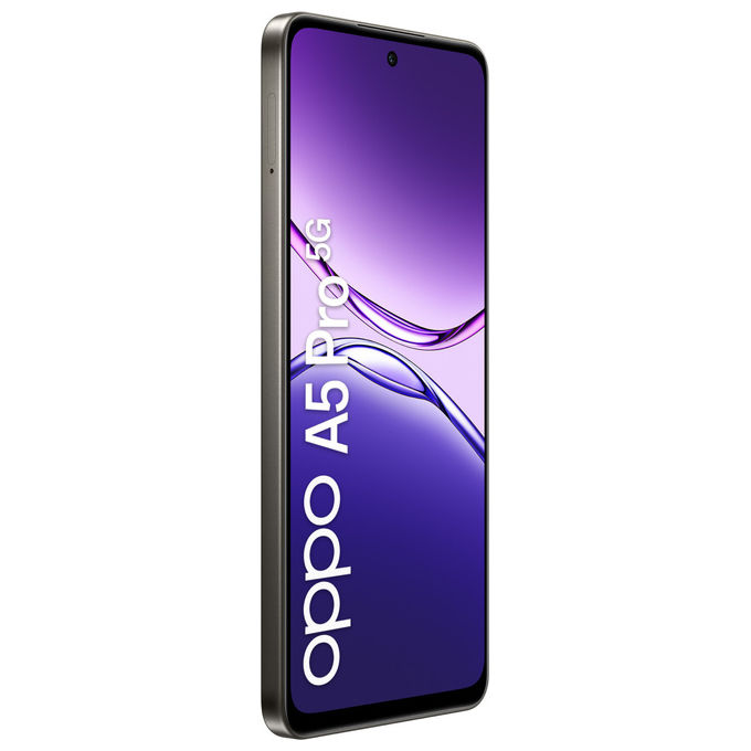 Oppo CPH2695 A5 Pro Smartphone 5G 6.67'' 8GB 256GB 50MP 5800mAh Android 15 colore Nero Marrone