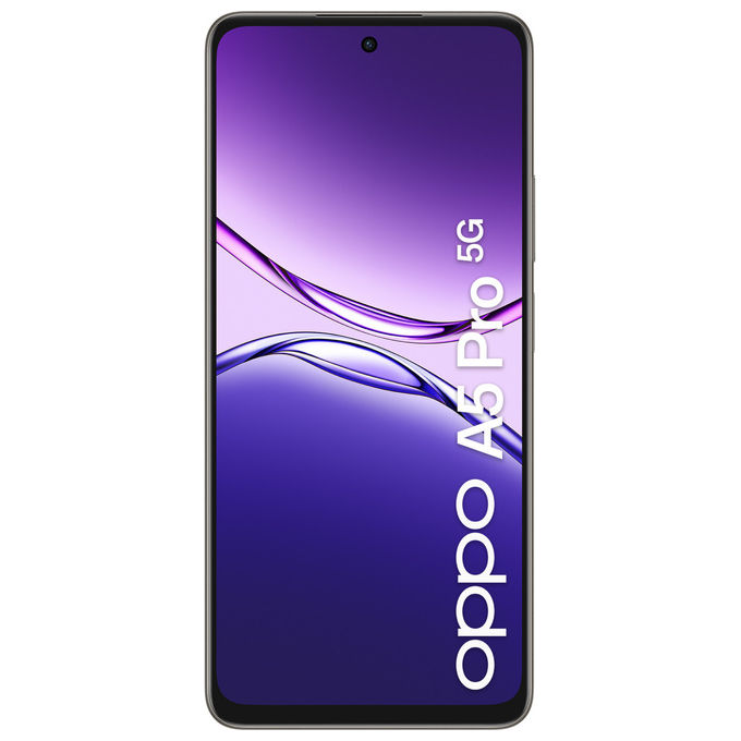 Oppo CPH2695 A5 Pro Smartphone 5G 6.67'' 8GB 256GB 50MP 5800mAh Android 15 colore Nero Marrone