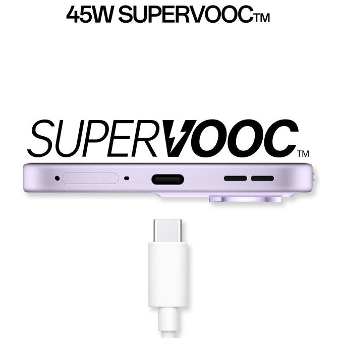 OPPO Reno13 F Smartphone 5G 6.67'' 256GB 8GB RAM Tripla Fotocamera Android Viola