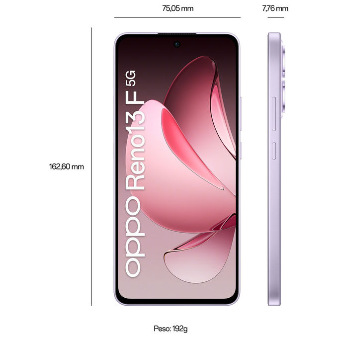 OPPO Reno13 F Smartphone 5G 6.67'' 256GB 8GB RAM Tripla Fotocamera Android Viola